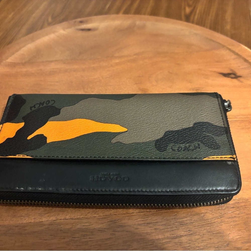 Coach Camouflage Zip Wallet